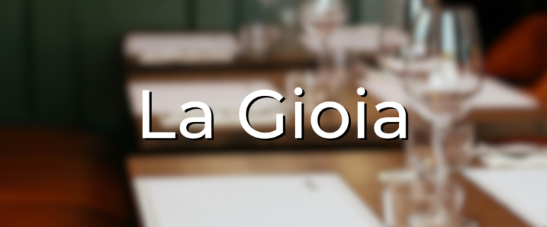 La Gioia La Gioia