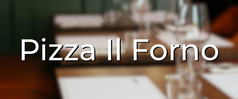 Pizza Il Forno Pizza Il Forno